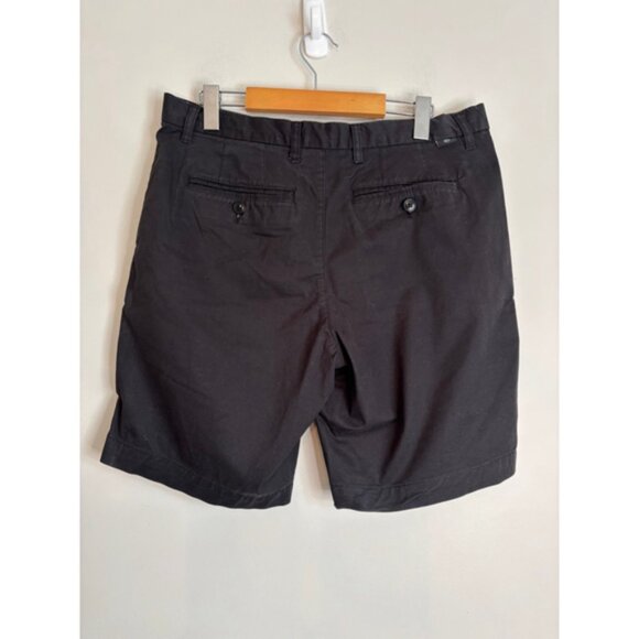 Ted Baker Mens 32R 9inch Inseam Chino Shorts Black Preppy Casual Cotton Designer - Picture 4 of 11